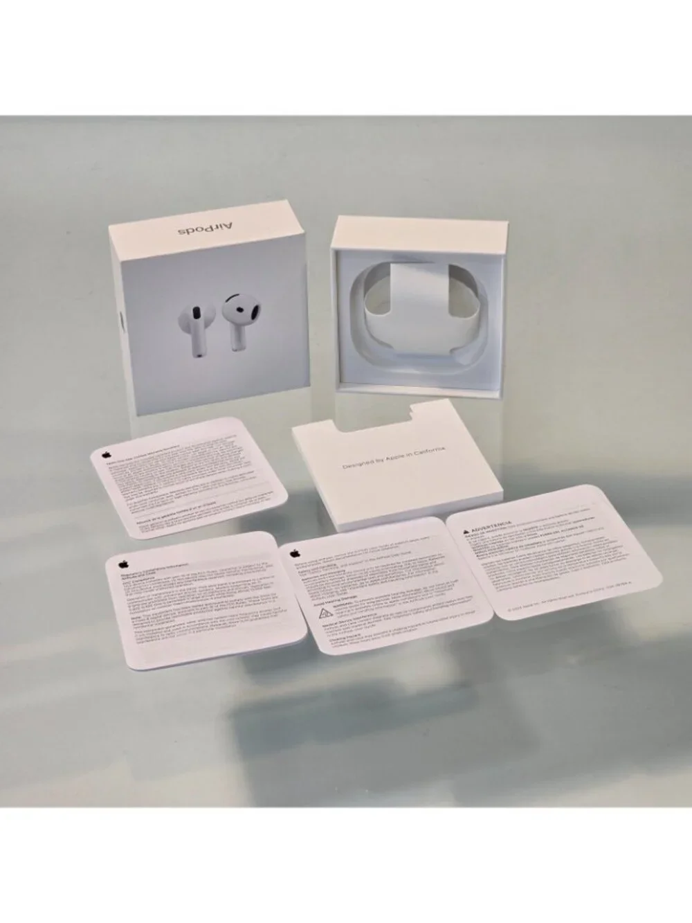Empty Retail BOX Apple AirPods 4th Generation Genuine Original OEM  MXP63LL/A